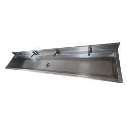 Lavatório Coletivo Com 4 Torneiras 1,80m - Construinox